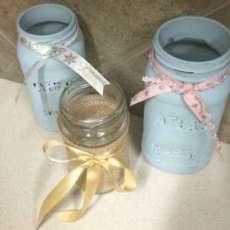 Shabby Chic Mason Jars