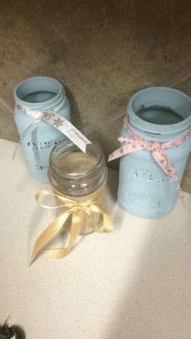 Shabby Chic Mason Jars