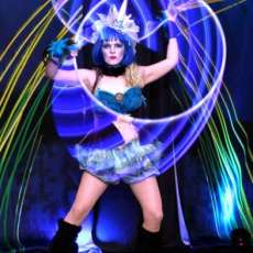 Nikki Hoops @ Cirque Du Soleils' Opening of Ama Luna in NYC