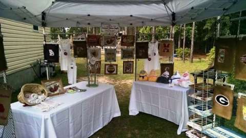 Crescent Moon Crafts Booth