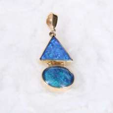 Opal Triplet Pendant
