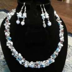 Larimar Woven Necklace