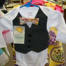 Embelished Baby Boy Onsie