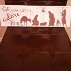 Nativity Scene Wall Decor