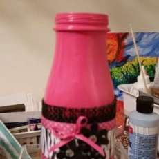 Pink & Black Bottle