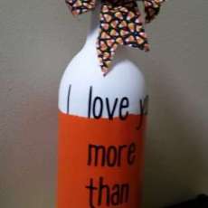 I Love You More Than Candy Corn Bottle