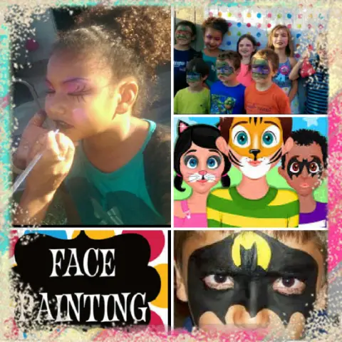 Face Painting Photo Collage