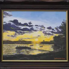 Sunset on Crooked Lake