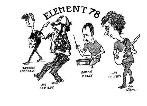 Artists' Sketch of the Band Circa 2013