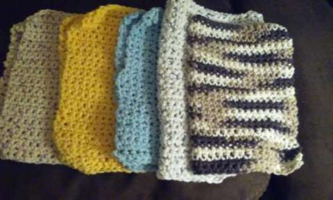 Homemade Dish Cloths