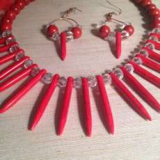 Necklace and Earrings