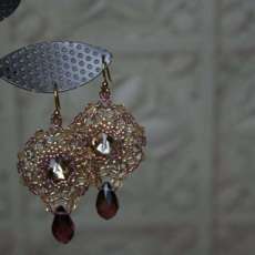 Superduo Rivoli Earrings