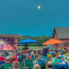 Performing Indiana Moon Under a TRUE Indiana Moon!