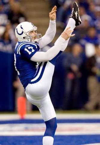 Hunter Just Kickin' It (Or Punting It) For the Indianapolis Colts