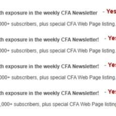CFA Sale