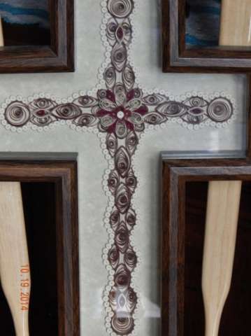 Quilled Cross