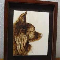 Woodburned Pet Portrait
