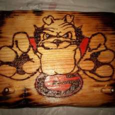 Georgia Dawg Leash Hanger