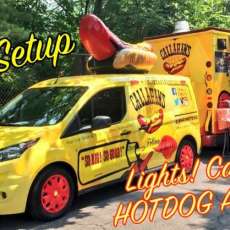 Daytime Setup Food Trucks