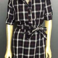Plaid Shirt Dress