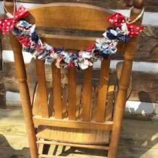 Rocking Chair Rag Garland