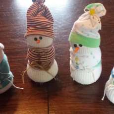 Handmade Snowmen