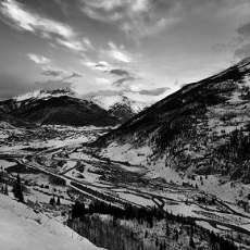 Twlight in the Mountains