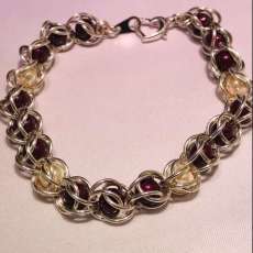 Captured Bead Bracelet