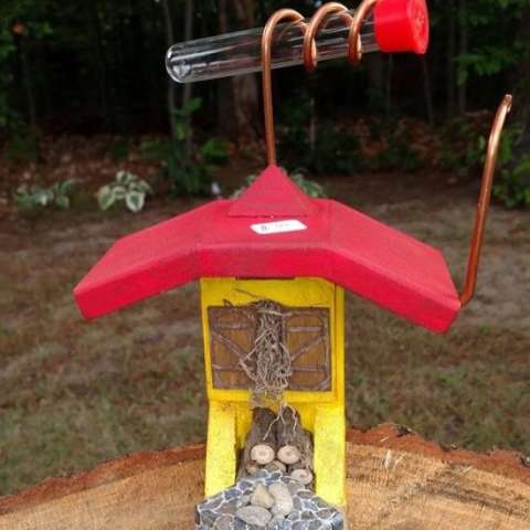 Yellow Home Hummingbird Feeder