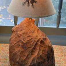 Beaver Stump Lamp