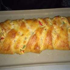 Lemon Chicken Herb Braid (Baked on a Large Bar Pan)