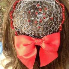 Red Bow Kippah