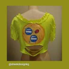 Tee Shirt With Fringe