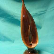 Black Walnut Leaf Carving