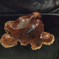 Mesquite Bowl With Sleeping Beauty Turquoise