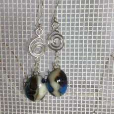 Pebble Technique Earrings