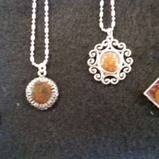 Widow Mite Pendants in Sterling Silver