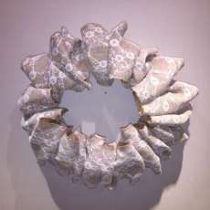 Lace and Burlap Wreath