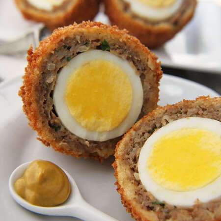 Classic Scotch Egg With Mustard Sauce