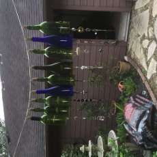 Whine Bottle Wind Chimes