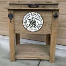 Rustic Cooler Stand