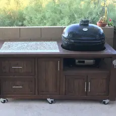 Master Grill Cabinet For Big Green Egg, Kamado Joe, Primo