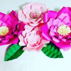 Paper Flower Backdrop