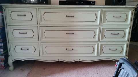 French Provincial Dresser Redone