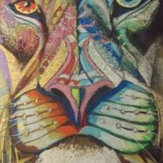 Colorful Cat III (Lion)