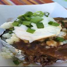 Pot Roast Stuffed Potato