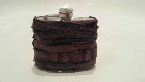 Leather 5 Oz. Flask