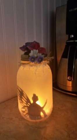 Fairy Silhouette Lantern