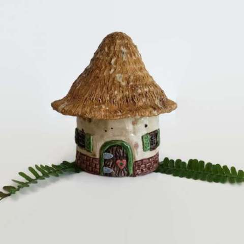 Ceramic Fairy Garden House