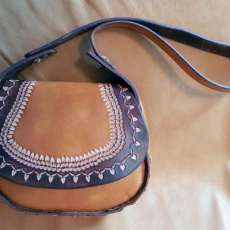 Hand-Tooled Leather Purse